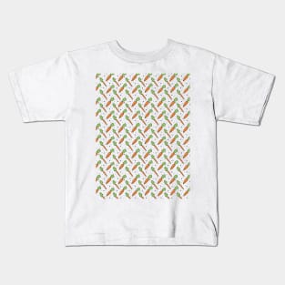 Carrots field pattern Kids T-Shirt